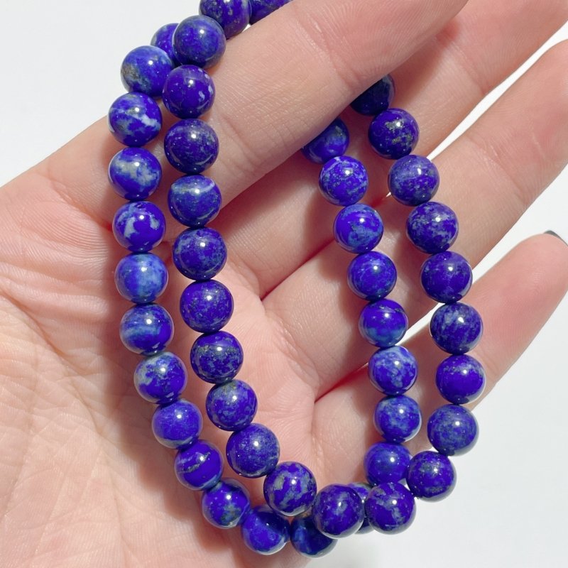 0.28in(7mm) Lapis Lazuli Bracelets Wholesale - Wholesale Crystals