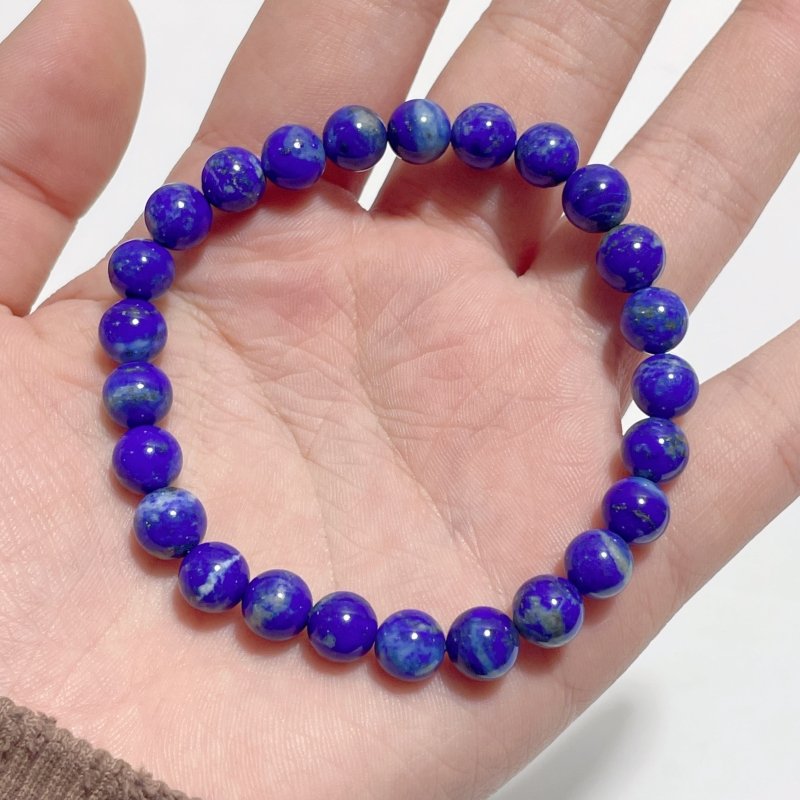 0.28in(7mm) Lapis Lazuli Bracelets Wholesale - Wholesale Crystals