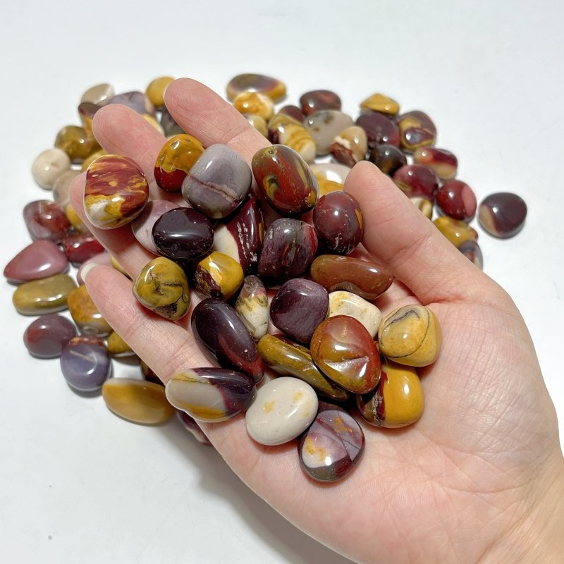 0.67 - 1.18in Mookaite Tumbled Wholesale - Wholesale Crystals