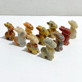 Mini Crazy Agate Ocean Jasper Sheep Carving Wholesale