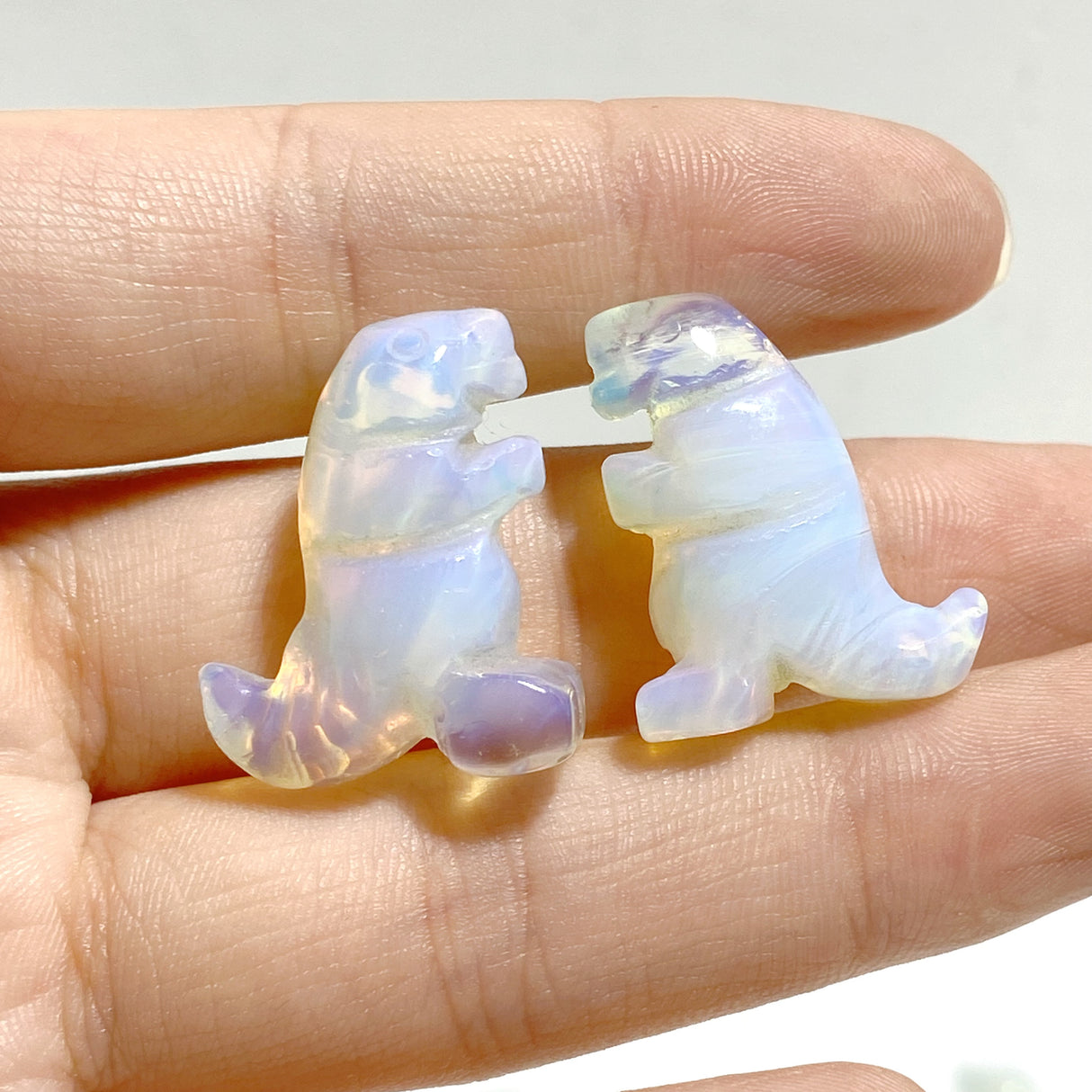 Mini Opalite Dinosaur Carving Wholesale