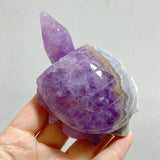 10 Pieces Amethyst Mixed Agate Turtle Carving -Wholesale Crystals