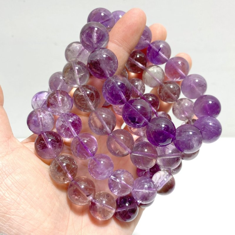 10 Pieces Beautiful Amethyst Bracelets - Wholesale Crystals