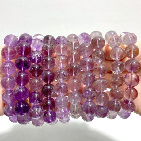 10 Pieces Beautiful Amethyst Bracelets - Wholesale Crystals