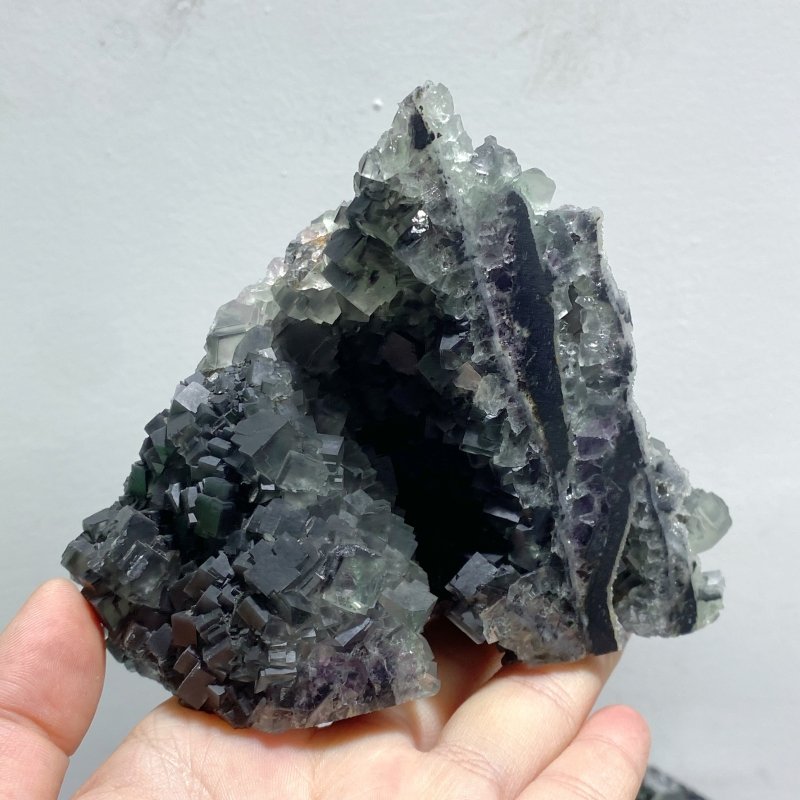 10 Pieces Cutting Fluorite Mineral Geode Cubes Specimen Tower - Wholesale Crystals