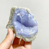 10 Pieces Geode Druzy Blue Chalcedony - Wholesale Crystals