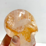 10 Pieces Hematoid Quartz Golden Fire Quartz Skull Carving - Wholesale Crystals