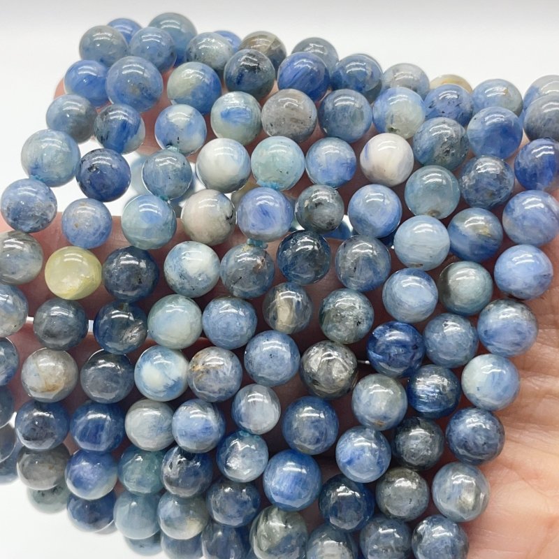 10 Pieces High Quality Blue Kyanite Bracelet - Wholesale Crystals