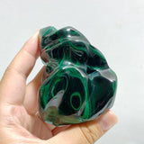 10 Pieces Malachite Flame Carving (Defect) -Wholesale Crystals