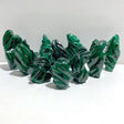 10 Pieces Malachite Flame Carving (Defect) -Wholesale Crystals