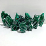 10 Pieces Malachite Flame Carving (Defect) -Wholesale Crystals