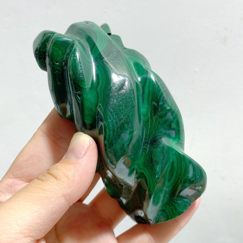 10 Pieces Malachite Flame Carving (Defect) -Wholesale Crystals