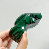 10 Pieces Malachite Flame Carving (Defect) -Wholesale Crystals
