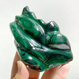 10 Pieces Malachite Flame Carving (Defect) -Wholesale Crystals
