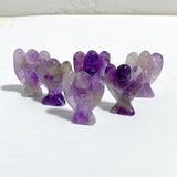 10 Types Mini Angel Carving Rose Quartz Moss Agate -Wholesale Crystals
