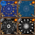 10 Zodiac Altar(1 - 2) Tarot Tablecloth - Wholesale Crystals