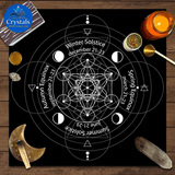 10 Zodiac Altar(1 - 2) Tarot Tablecloth - Wholesale Crystals
