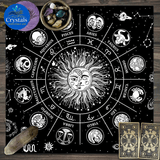 10 Zodiac Altar(1 - 2) Tarot Tablecloth - Wholesale Crystals