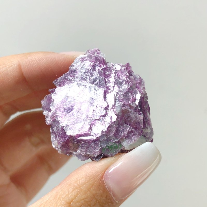 10.2lbs Raw Spark Purple Lepidolite Specimen - Wholesale Crystals