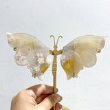 11 Pairs Wings Carving With Stand Closeout (Defect) -Wholesale Crystals