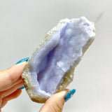 11 Pieces Geode Blue Chalcedony Druzy - Wholesale Crystals