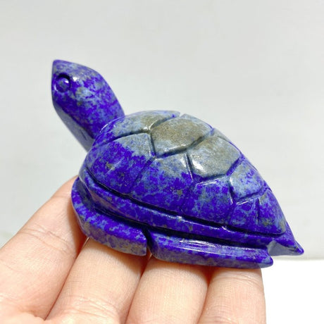 11 Pieces Lapis Lazuli Sea Turtles Carving - Wholesale Crystals