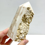 11 Pieces Stripe Yellow Calcite Points Raw Side - Wholesale Crystals