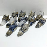 11 Pieces Volcano Agate Dragon Head Carving Closeout (UV-Reactive) -Wholesale Crystals
