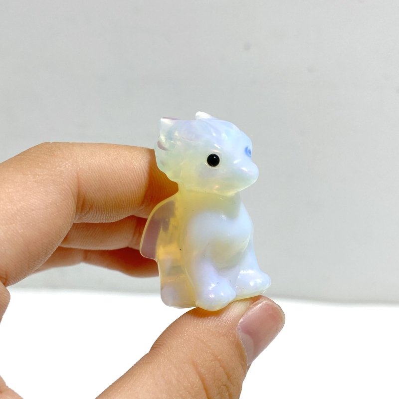 11 Types Mini Flying Dragon Carving Wholesale Yellow Calcite Garnet Sodalite - Wholesale Crystals