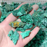 11lbs Natural Small Raw Malachite High Quality - Wholesale Crystals