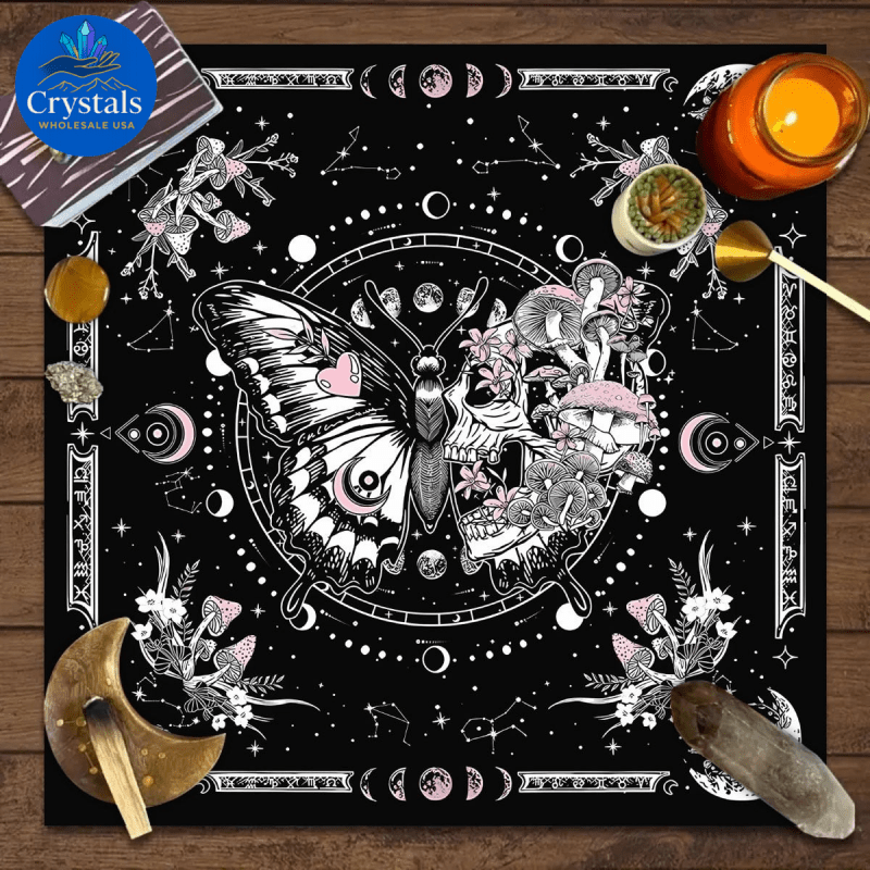 12 Animal Starry Sky Tarot Tablecloth - Wholesale Crystals