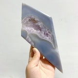 12 Pieces Beautiful Geode Druzy Agate Rhombus Shape - Wholesale Crystals