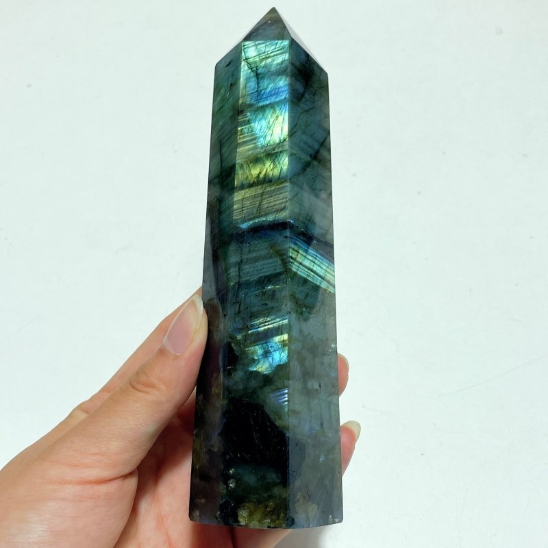 12 Pieces Beautiful Labradorite Large Tower - Wholesale Crystals