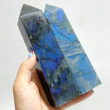 12 Pieces Flash Labradorite Four - Sided Tower - Wholesale Crystals