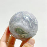 12 Pieces Moss Agate Spheres - Wholesale Crystals