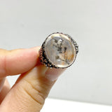 12 Pieces Rare Fire Quartz Dentritic Quartz Different Styles Rings - Wholesale Crystals