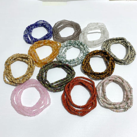 12 Types Bracelets Wholesale Rose Quartz Smoky Quartz -Wholesale Crystals