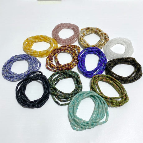 12 Types Bracelets Wholesale Strawberry Quartz Amazonite -Wholesale Crystals
