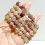 12 Types Heart Shape Bracelet Wholesale Green Aventurine Obsidian Ocean Jasper - Wholesale Crystals