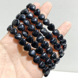 12 Types Heart Shape Bracelet Wholesale Green Aventurine Obsidian Ocean Jasper - Wholesale Crystals