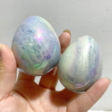 37 Pieces Aura Blue Calcite Eggs