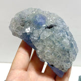 13 Pieces Blue Fluorite Raw Stone Specimen For Collection - Wholesale Crystals