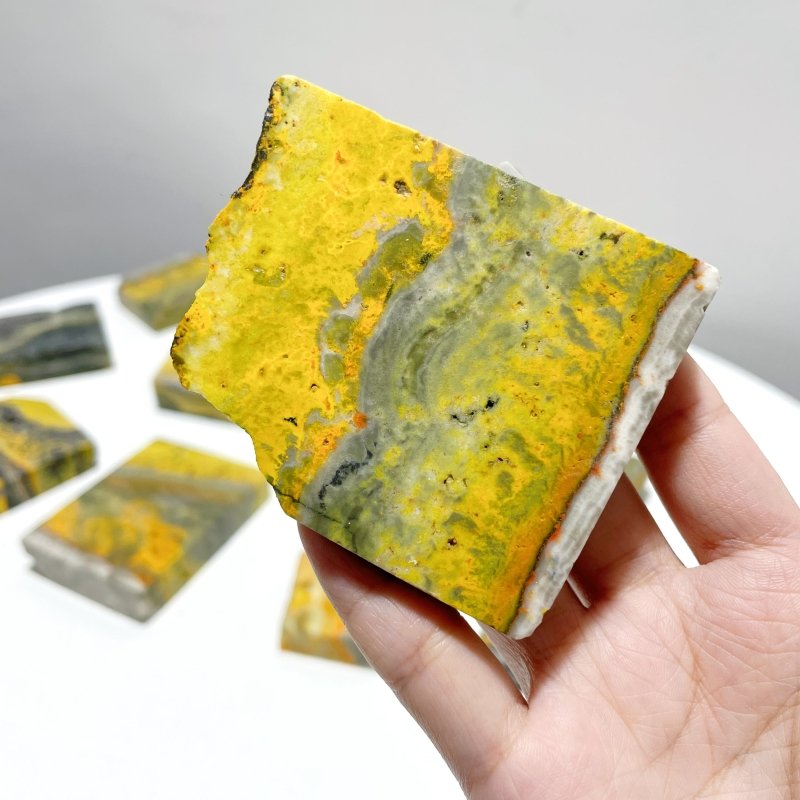 13 Pieces Bumble Bee Jasper Polished Home Decor Stone - Wholesale Crystals