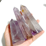 13 Pieces God's Fingerprint Light Purple Amethyst Tower Point -Wholesale Crystals