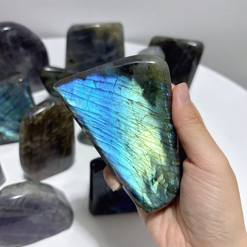 13 Pieces High Quality Labradorite Free Form - Wholesale Crystals