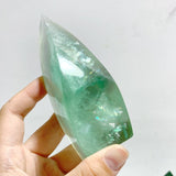 13 Pieces High Quality Large Rainbow Fluorite Flame - Wholesale Crystals