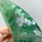 13 Pieces High Quality Large Rainbow Fluorite Flame Mixed Color - Wholesale Crystals