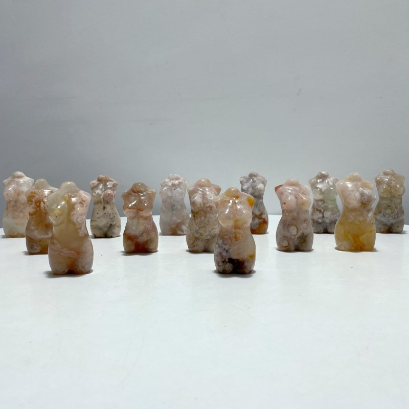 13 Pieces Large Sakura Agate Beautiful Goddess - Wholesale Crystals