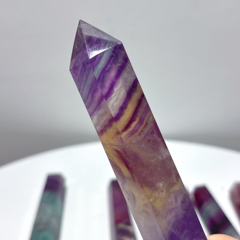 13 Pieces Rainbow Fluorite Tower - Wholesale Crystals