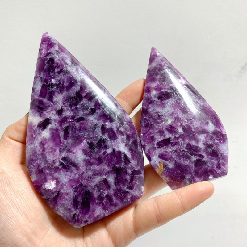 13 Pieces Spark Lepidolite Arrow Head Shape - Wholesale Crystals
